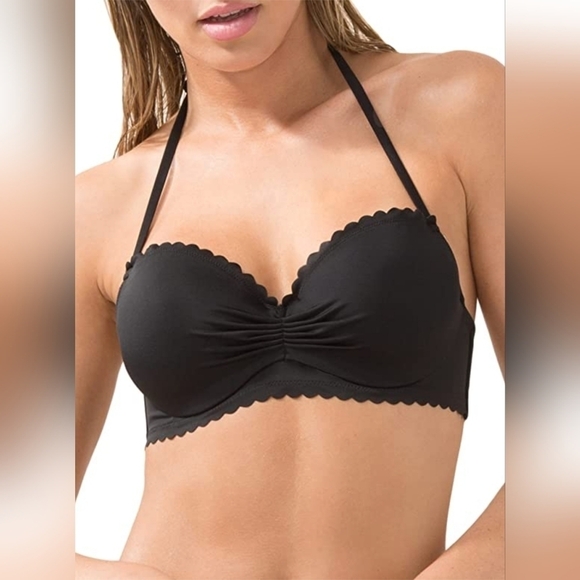 Underwire Bikini Top Size 36 DDD new Black 🖤 - Picture 1 of 12